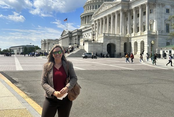 FWF President and CEO, Sarah Gledhill, at the nation's Capital.