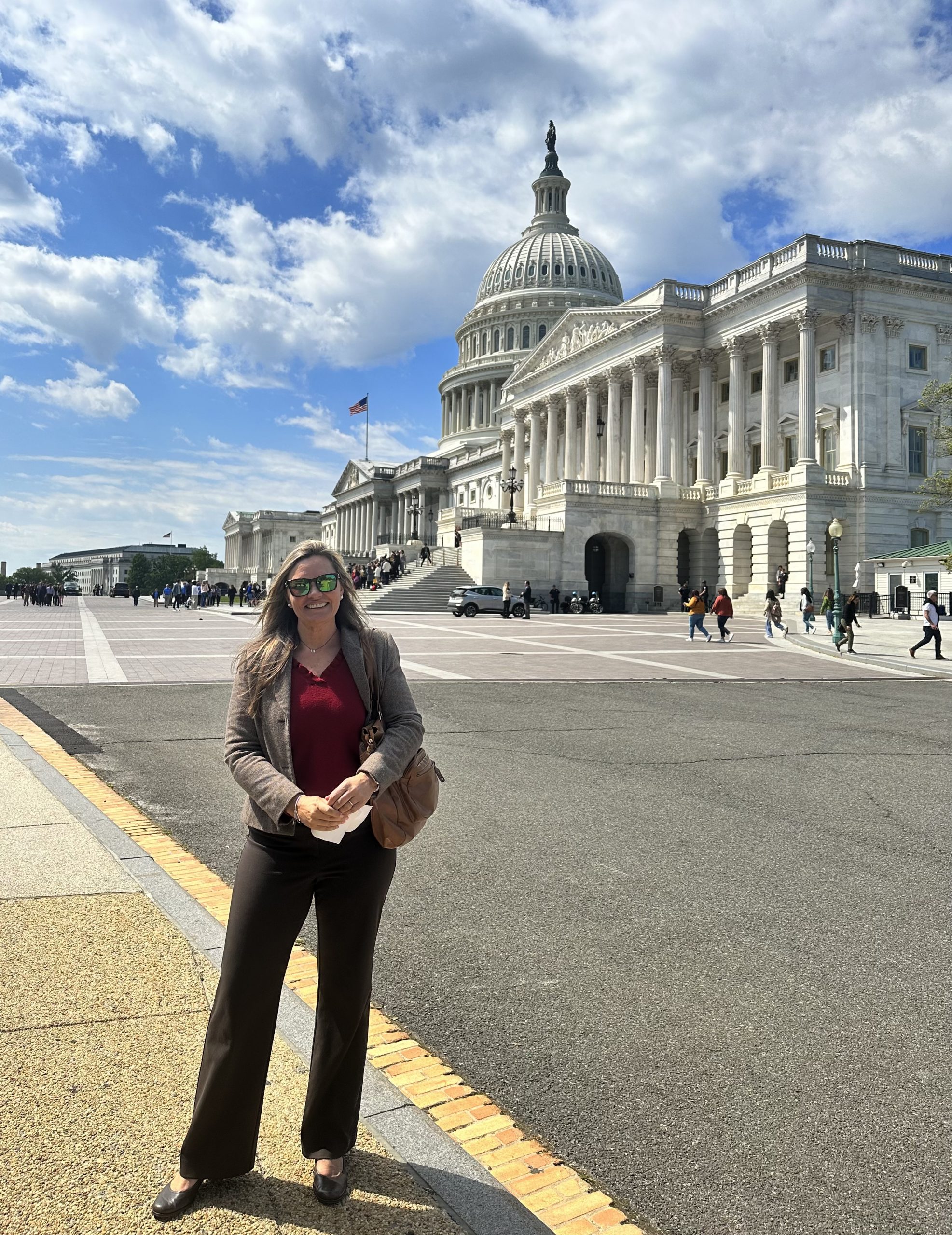 FWF President and CEO, Sarah Gledhill, at the nation's Capital.